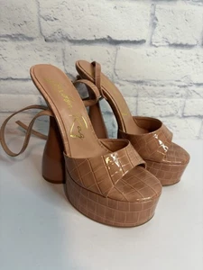 London Rag Drop Dead Plateau Sandale Gr. 9 US neue Riemchen  - Bild 1 von 8