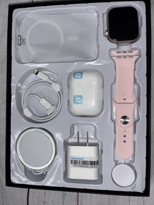 Apple Watch Serie 9 Estuche de Aluminio Rosa con Correa Deportiva - ¡¡¡Leer Desc!!!! Foto 1 de 4