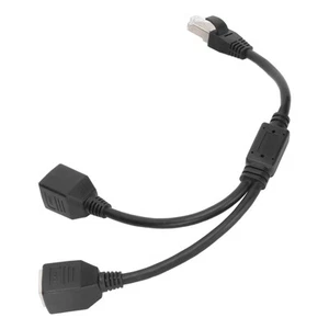 Rj45 Ethernet Adapter Cable Extension Function 1 To 2 Port Excellent Conne AM - Afbeelding 1 van 22