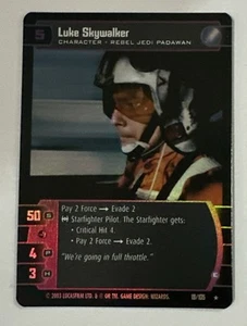 Star Wars TCG WOTC Battle Of Yavin Luke Skywalker (E) 19/105 FOIL NM/M - Picture 1 of 2
