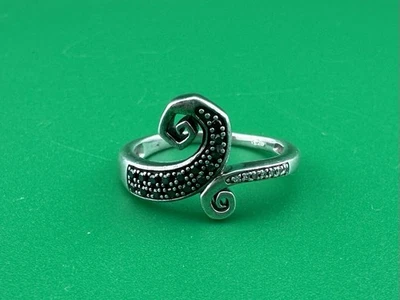 Anillo Disney Pesadilla antes de Navidad Colina Diamantes Plata de Ley 925 Usado Foto 1 de 4