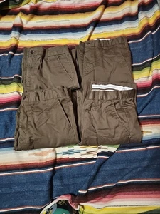 4x UPS WEARGUARD Uniform Pants Sz 32 X 32 Brown Vintage  - Picture 1 of 3