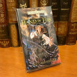 Forgotten Realms: Hand of Fire, Shandril’s Saga 3 First Print Dungeons & Dragons - Imagen 1 de 7