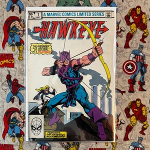 Hawkeye #1 #2 1983 Marvel Comics Avengers Mockingbird Copper Age Limited Series - Bild 1 von 2