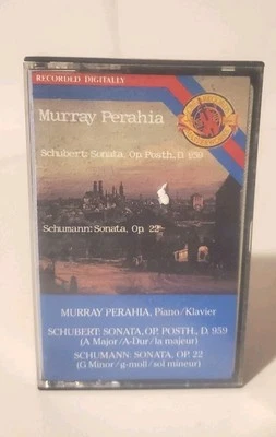 MURRAY PERAHIA, ROBERT SCHUMANN, FRANZ SCHUBERT-MURRAY PERAHIA CASSETTE SEALED - Image 1 of 4