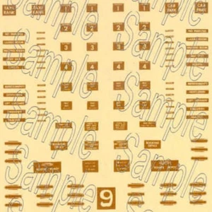 Tiny Signs TSN9W BR (Western Region) Station Signs N Gauge - Picture 1 of 1