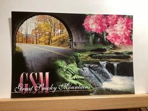 Herbst um jede Kurve in den großen Rauchbergen: - Vintage Postkarte - Bild 1 von 3