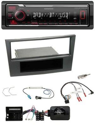 Kenwood Lenkrad Bluetooth USB DAB Autoradio für Opel Antara Astra H Zafira B cha - Bild 1 von 4