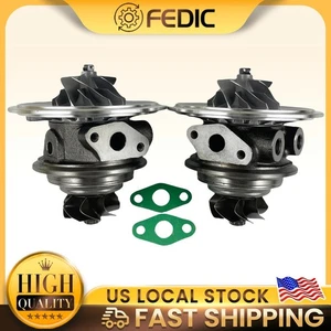 Twin turbo left + right VVQ1 VVQ2 for Porsche Cayenne 4.5 9PA 331 Kw 450 HP 948 - Picture 1 of 8