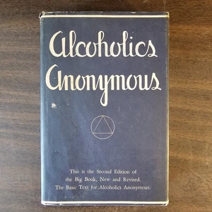 Alcoholics Anonymous, 2nd Edition, 13th Printing, 1972 W/Dustcover - Picture 1 of 23