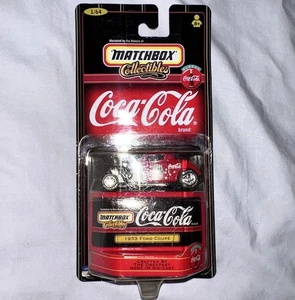 Vintage 1998 Matchbox Coca-Cola 1933 Ford Coupe - 1:64 Diecast Collectable NIP - Picture 1 of 4