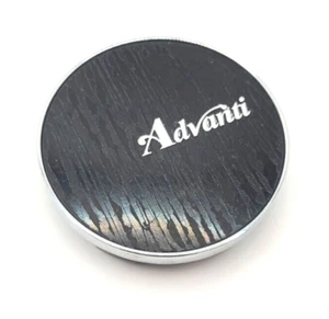 Advanti Black w/ Chrome Custom Wheel Rim Center Cap Hubcap Cover Dust Plug PC997 - Picture 1 of 4