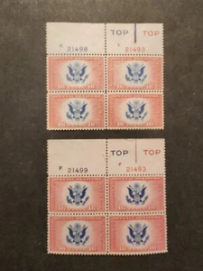 RIV: MNH CE2 lotto varietà blocco piastra consegna speciale 1936 bob 16 cent - Foto 1 di 7