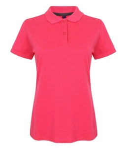 Neues Henbury H102 tailliertes Poloshirt für Damen. Fuschia M/12. T7548. - Bild 1 von 3