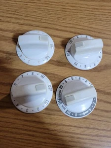 Kenmore Range Doppelknopf, weiß & grau 316442409 3162081 KIP6U21 4er Set - Bild 1 von 4