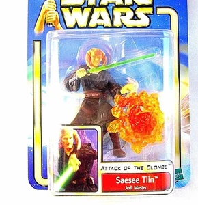 STAR WARS - ATTACK OF THE CLONES SAGA COLLECTION, CARDED SAESEE TIIN ,NEW ,RARE - Picture 1 of 12