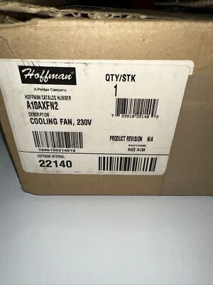 Hoffman A10AXFN2 Thermally Protected Cabinet Cooling Fan 230V 22140 New - Image 1 of 4