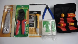 Schraubendreher Set plus Zangen plus Netzwerk Tester u.v.m. - Bild 1 von 9