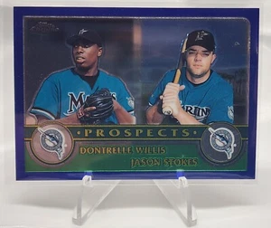 Topps Chrome Prospects Dontrelle Willis/Jason Stokes #433 - Picture 1 of 2