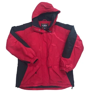 Chaqueta de invierno grande LL Bean para mujer forrada roja aislada ORF98 Thinsulate L/S - Imagen 1 de 12