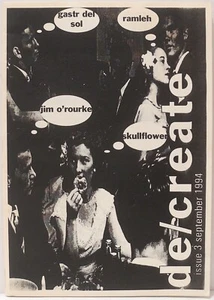 de/create issue 3 1994 skullflower ramleh jim o'rourke gastr del sol - Picture 1 of 2