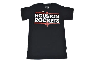 adidas Mens NBA Houston Rockets Basketball Go-To-Tee Shirt New S - Picture 1 of 2