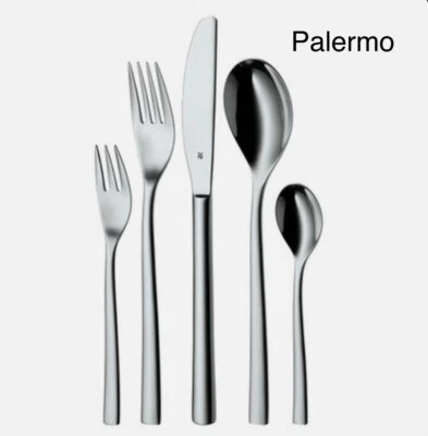 WMF PALERMO  SET 60 POSATE   PER 12 PERSONE ACCIAIO INOX Cromargan   ( PROMO ) - Immagine 1 di 4
