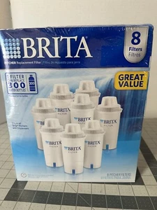 Filtros de repuesto estándar BRITA 8 unidades para jarras y dispensadores, sellados - Imagen 1 de 2
