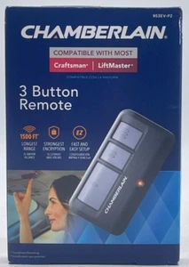 Chamberlain 3-Button Garage Door Remote Control 953EV-P2 LIFTMASTER New - Picture 1 of 8