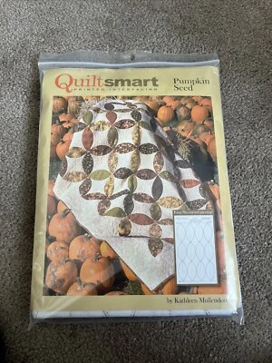 Quiltsmart PUMPKIN SEED Printed Fusible Interfacing Easy Applique Quilt - Image 1 of 2