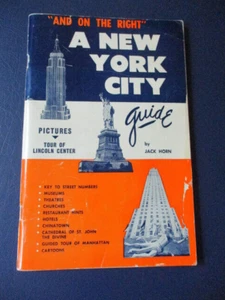 A New York City Guide by Jack Horn ©️ 1956, 12th print, Revised Ed. - Bild 1 von 7