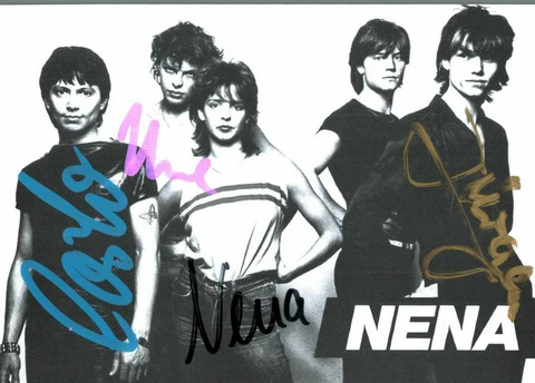 Nena Dress Original Signature On Card No. 7097 A Cover