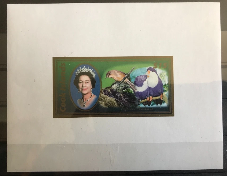 Cook Island - Queen Elizabeth II / Birds - stamps - Hard De Lux -. MNH** B306 - Image 1 of 1