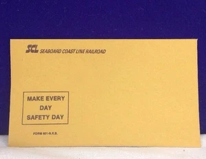 KONVOLUT 22 SCL SEABOARD COAST LINE FORM 601-R.R.B. EISENBAHNUMSCHLÄGE  - Bild 1 von 3