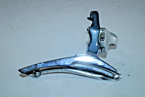 Suntour GPX Double Front Derailleur Silver 31.8mm Clamp Bottom-Pull USA Shipper! - Picture 1 of 9