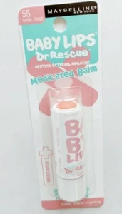Bálsamo labial medicado Maybelline Baby Lips Dr Rescue, Coral Crave, 0,15 oz. - Imagen 1 de 2