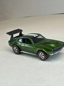 Vintage Hot Wheels Redline 1970 Ford MIGHTY MAVERICK  Green CRAZY COLOR POPS WOW - Picture 1 of 24