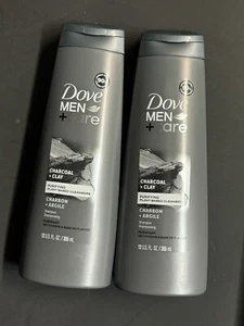 2x Dove MEN + Care Purifying Shampoo Charcoal + Clay Plant-Based Cleansers 12oz. - Picture 1 of 1