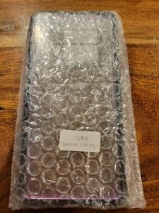 Clear Case with Purple Side Shockproof Hard Cover für Samsung Galaxy S10 - Bild 1 von 2