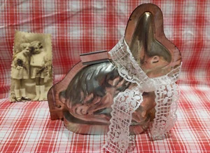 Alte Backform Schokoladenform Hase Ostern Deko - Bild 1 von 5
