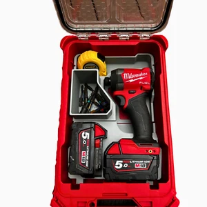 Milwaukee Packout Insert – Gen 3 M18 FUEL Impact Driver + 2-Battery Holder - Picture 1 of 3