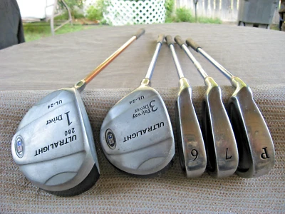 US Kids USKG UL24 5 Club Set,Kids Power45-31#6 &7 Irons+PW/Driver /Wood/Bag /LH - Image 1 of 4