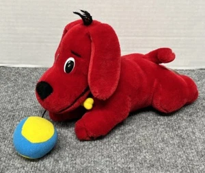 Scholastic Clifford the Big Red Dog 10" Plush Stuffed Animal with Ball - Picture 1 of 6