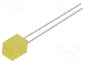 LED;quadratisch;5x5mm;gelb;7÷15mcd;146°;Front:flach;20mALL-553YD1E-2YLEDDioden - Picture 1 of 1