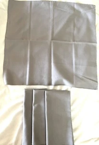 Napkins Cloth Linen Cotton Gray Napkins Dining 18x17.5 Set of 4 Pre-own - Picture 1 of 4