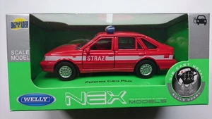 WELLY POLONEZ CARO PLUS FEUERSCHUTZ ROT 1:34 DIE CAST METAL NEU IM KASTEN - Bild 1 von 6