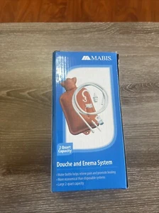 Natural Rubber Hot Water Bottle & Enema Kit – 2 Quart, Hygienic Relief Combo - Picture 1 of 4