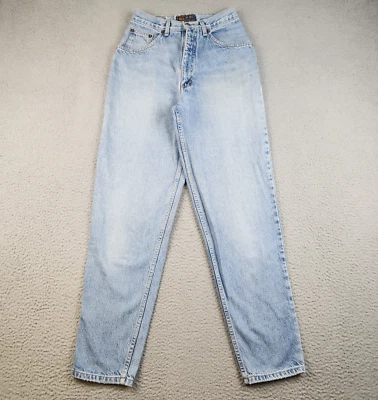 Pantalones de mezclilla para mujer vintage años 90 24x30 cintura alta curvilínea calce relajado pierna recta mamá Foto 1 de 4