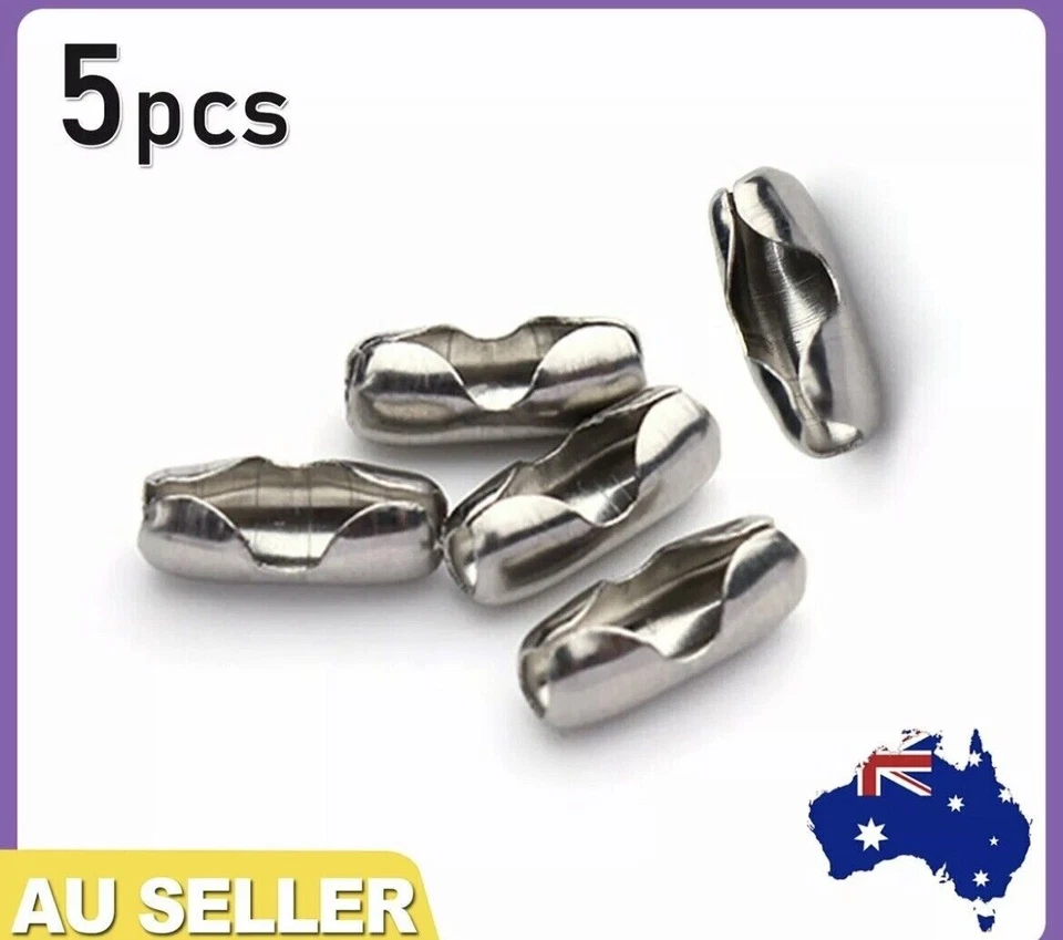 5x Roller Blind Ball Chain Cord Connector Joiner Vertical Roman Holland Part - image 1 of 1