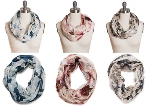Collection XIIX Abstract Infinity Loop Around Scarf with Shine $26 Tags - Picture 1 of 3